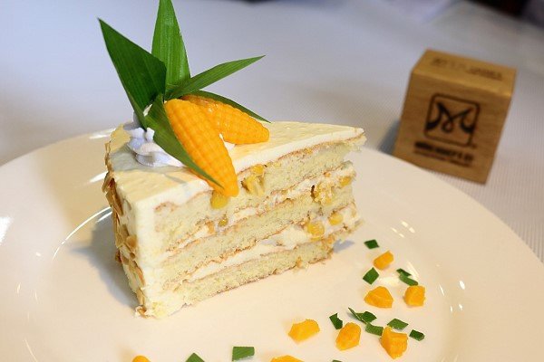 Thành phẩm bánh kem bắp thơm ngon