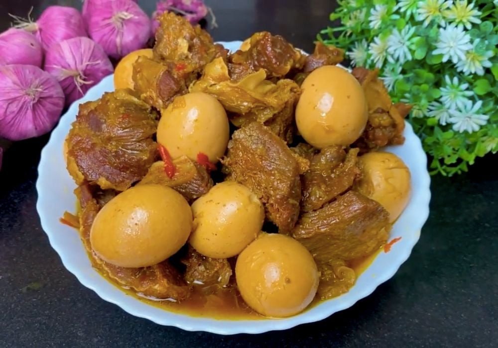Thành phẩm món thịt bò kho tàu