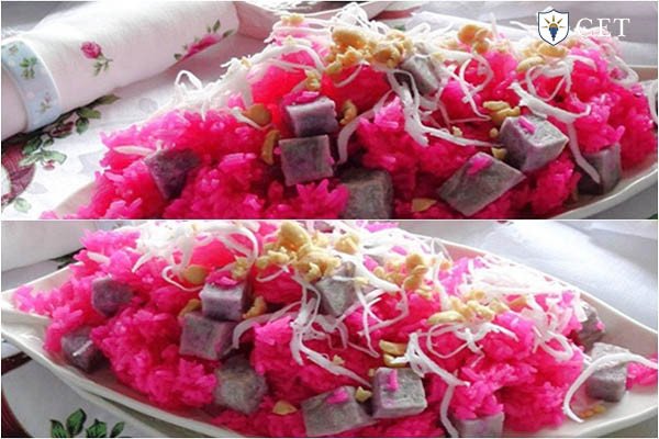 Thành phẩm xôi khoai môn