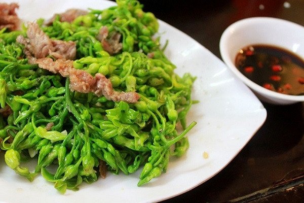 Canh Thiên Lý Thịt Băm và Thịt Bò Xào Thiên Lý Ngon Nhất Thịt bò xào hoa thiên lý xanh mướt và đậm đà hương vị