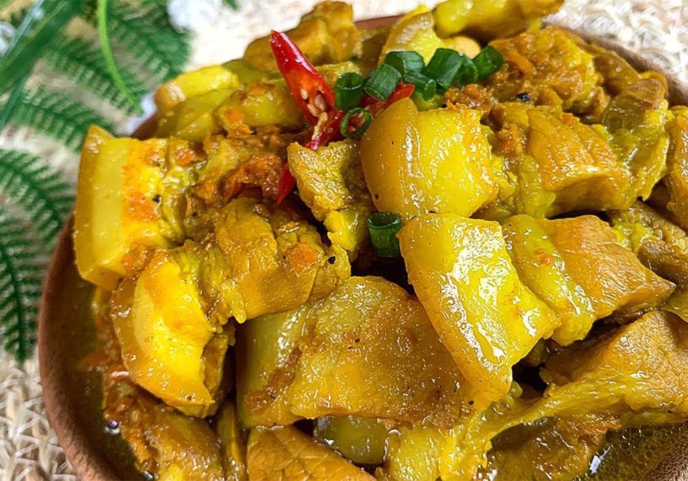 Thịt kho nghệ vàng óng, tốt cho sức khỏe