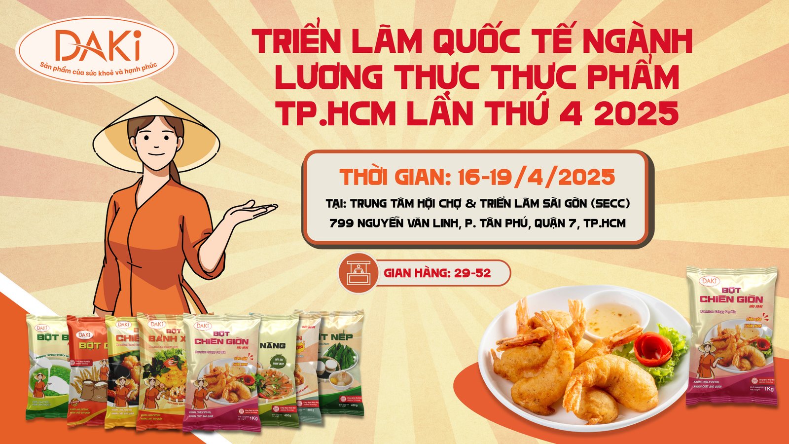 Thư mời tham dự Triển lãm HCMC FOODEX 2025, sự kiện quan trọng của ngành lương thực thực phẩm