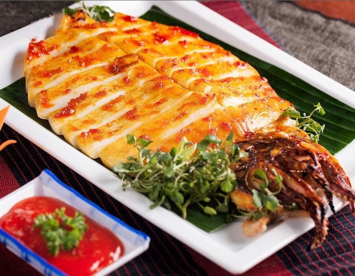 Thưởng thức mực nướng muối ớt bằng nồi chiên không dầu chuẩn vị