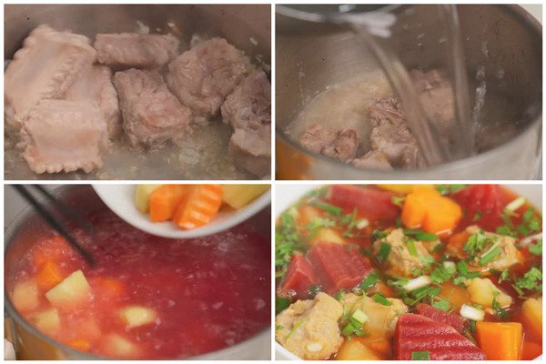 Tô canh củ dớn hầm xương nóng hổi, thơm ngon, bổ dưỡng cho bữa ăn gia đình