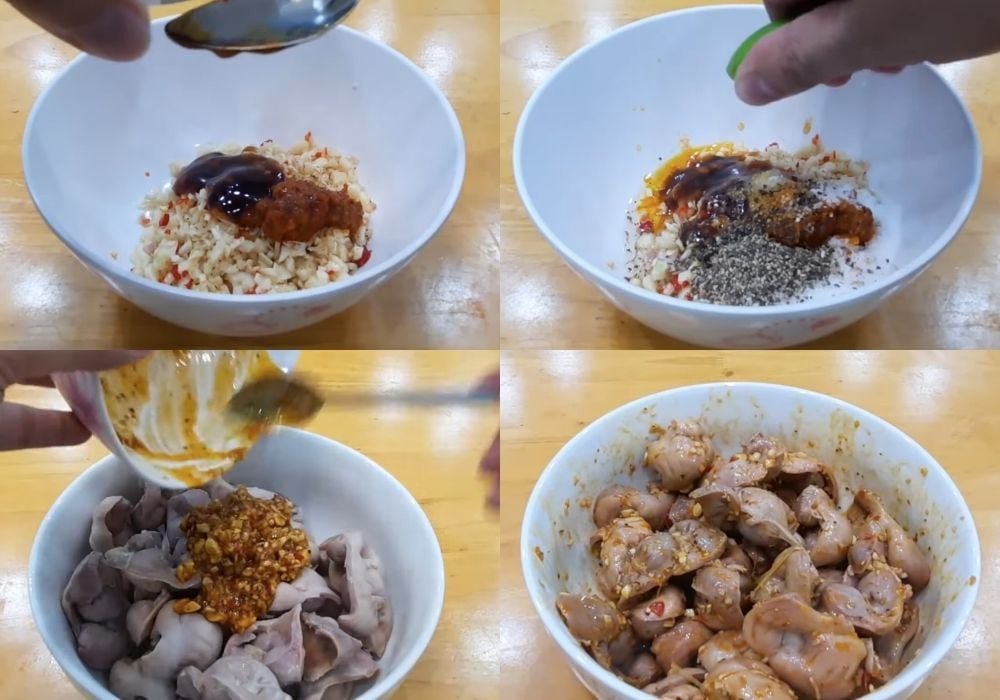 Ướp mỡ gà