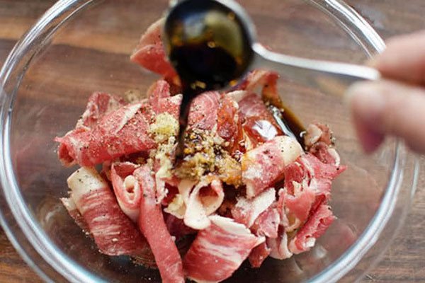 Ướp thịt bò mềm ngon