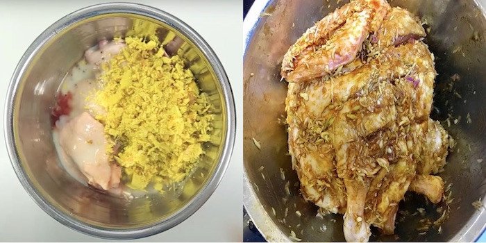 Ướp vịt với riềng là công thức nướng vịt bằng nồi chiên không dầu ngon