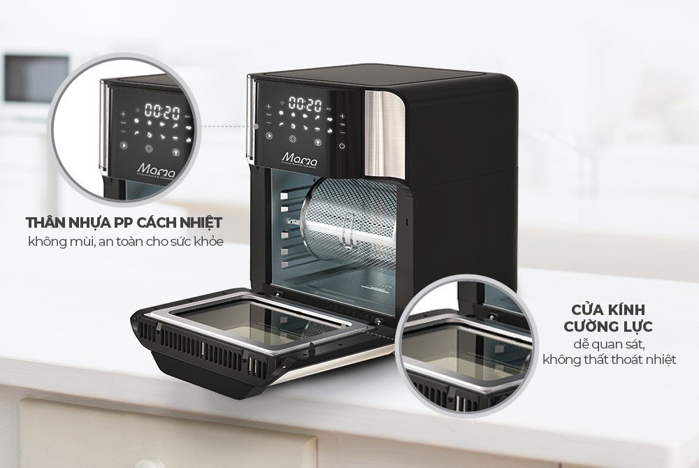 Vỏ nồi chiên không dầu cao cấp bằng thép không gỉ