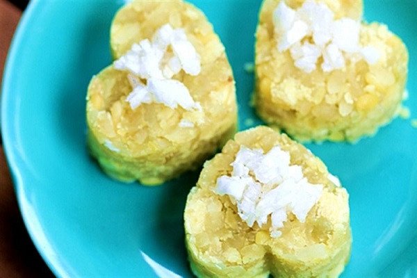 Bí Quyết Nấu Xôi Cốm Dừa, Xôi Cốm Dẹp Thơm Ngon Chuẩn Vị Xôi cốm dừa với đậu xanh và dừa nạo
