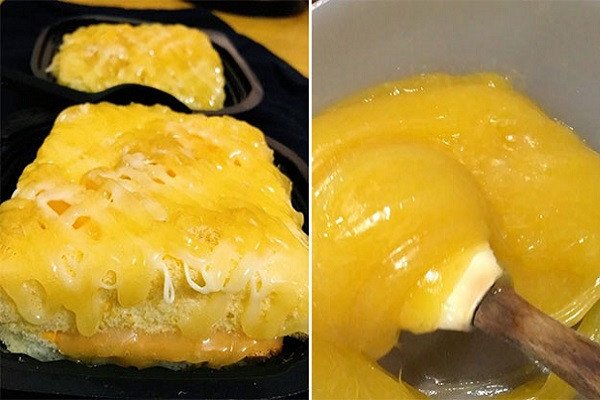 Xốt dầu trứng béo ngậy vàng óng cho bánh bông lan trứng muối