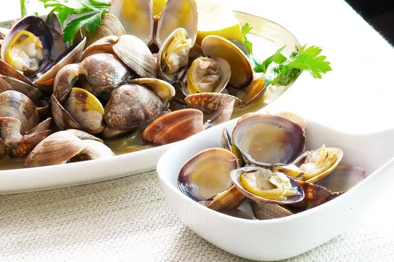 100g nghêu hấp có bao nhiêu calo