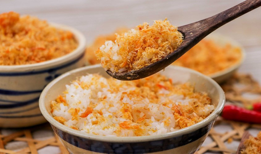 Ăn ruốc gà một cách thông minh trong bữa ăn hàng ngày