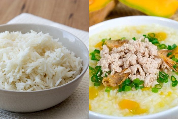 Bạn có thể sử dụng cơm nguội để nấu cháo, giúp rút ngắn thời gian nấu mà vẫn đảm bảo dinh dưỡng