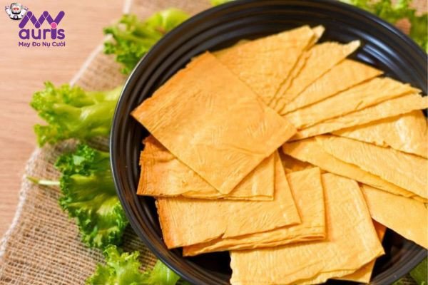Bảng phân tích dinh dưỡng của 100g tàu hũ ky khô