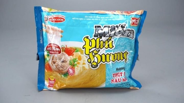 Bảng phân tích giá trị dinh dưỡng của miến Phú Hương