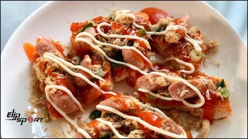 Bảng thông tin 1 phần bánh mì nướng muối ớt bao nhiêu calo với đầy đủ nguyên liệu