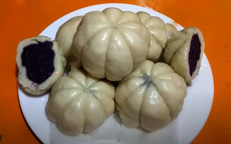 Bánh bao nhân khoai lang mềm mịn, cách làm bánh bao từ khoai lang