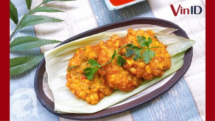 Bánh bắp chiên cay nồng, đậm đà kích thích vị giác