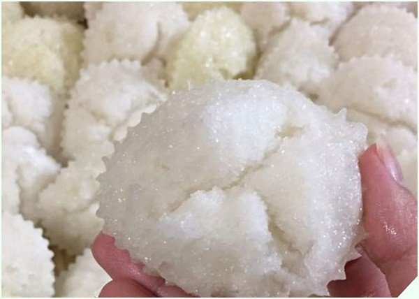 Bánh bò hấp bột mì bông xốp