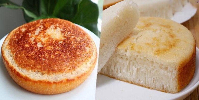 Bánh bò nướng thành phẩm đẹp mắt