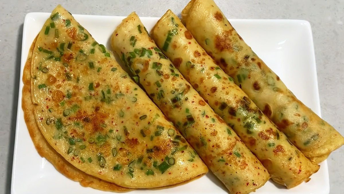 Bánh bột mì rán mặn vàng giòn