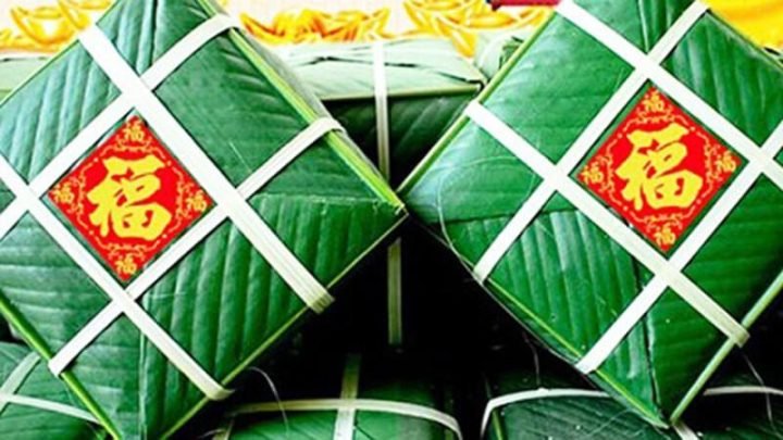 Bánh chưng truyền thống và thông tin calo