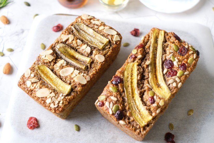 Bánh chuối yến mạch sữa chua dinh dưỡng