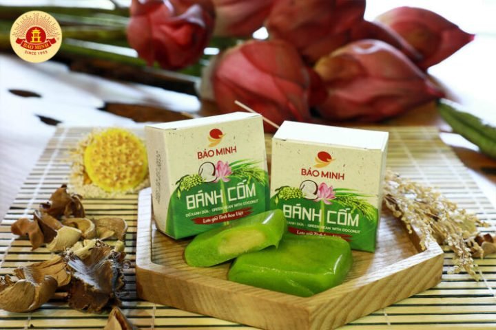 bánh com xanh bao nhiêu calo
