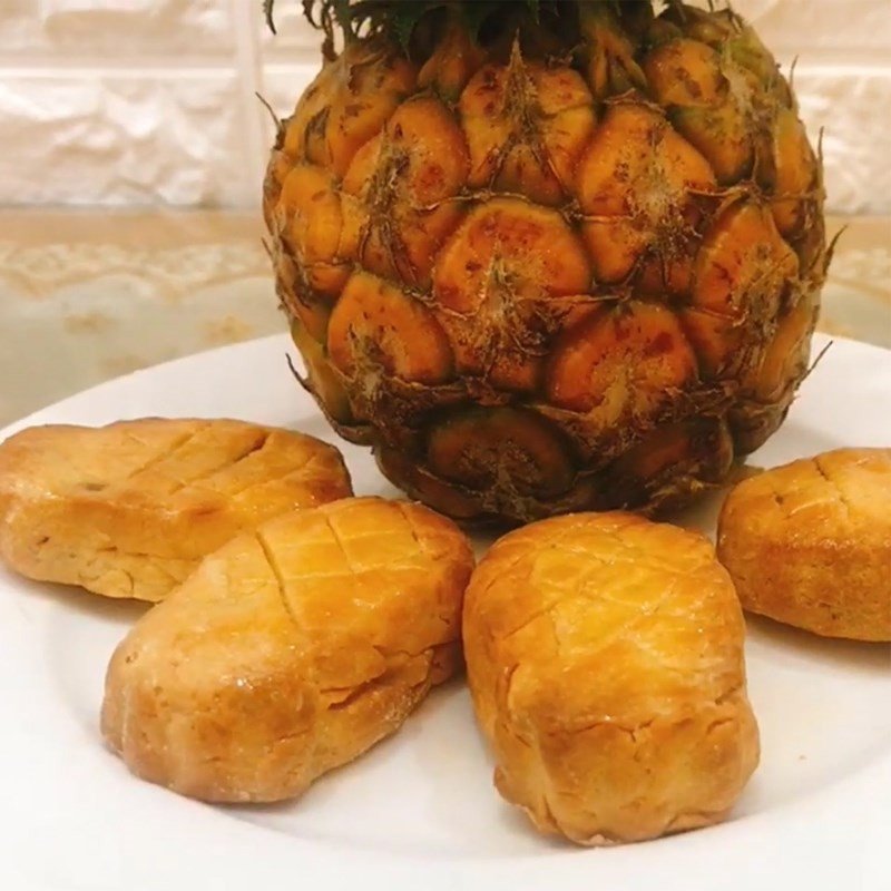 Bánh dứa thành phẩm thơm ngon