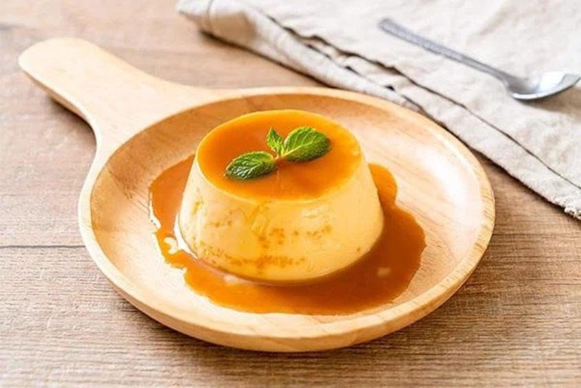Bánh flan cho bé ăn dặm