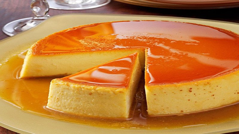 Bánh Flan sữa trứng mềm mịn không bị rỗ