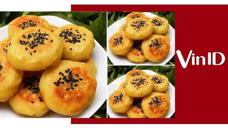 Bánh khoai lang nướng bằng nồi cơm điện với màu sắc hấp dẫn