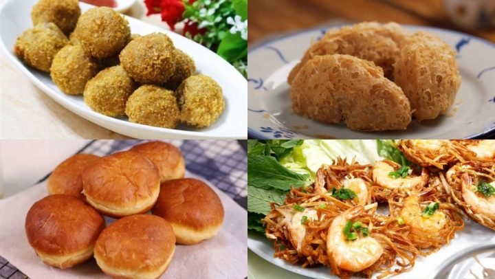 Bánh khoai môn chiên giòn, béo bùi