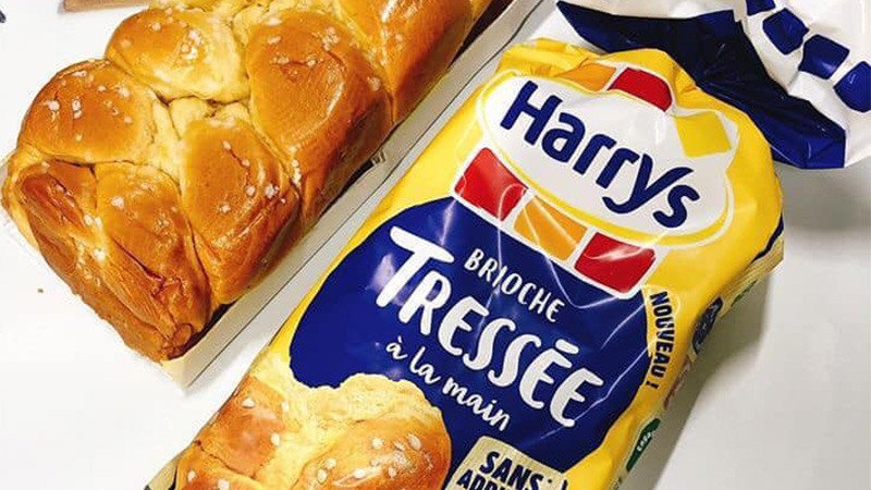 Bánh mì hoa cúc Harrys Brioche Tressée và thông tin dinh dưỡng