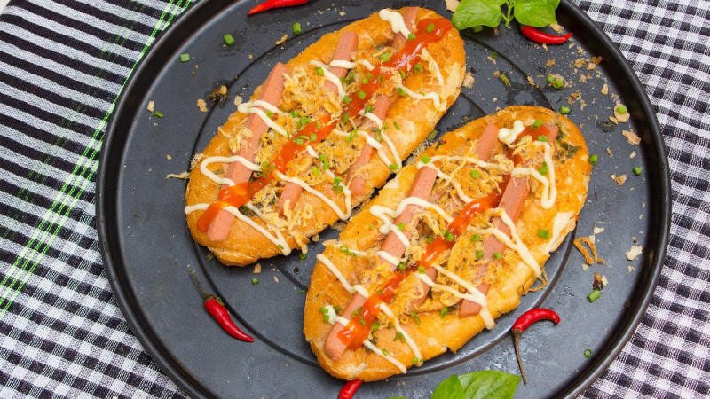 Bánh mì nướng với các loại gia vị thường có lượng calo cao