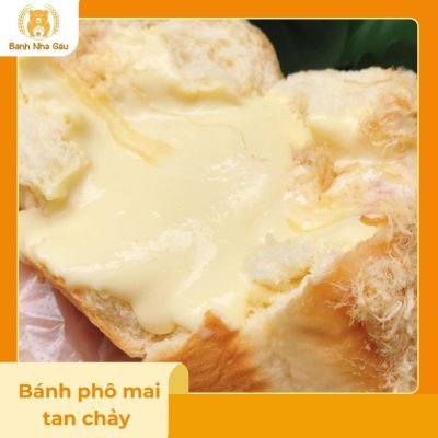 Bánh mì phô mai tan chảy nóng hổi với lớp phô mai béo ngậy