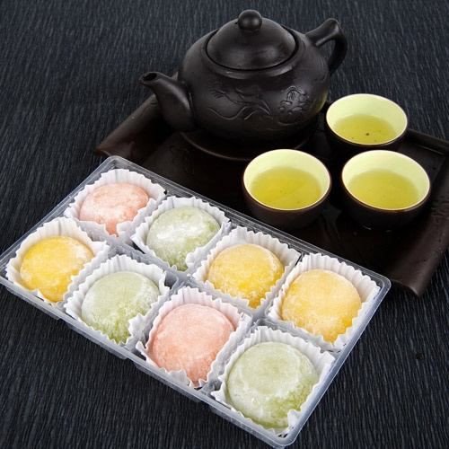 Bánh mochi đậu đỏ truyền thống đã hoàn thành