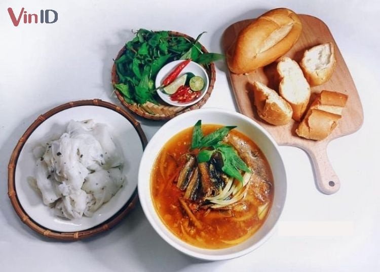 Bánh mướt Nghệ An ăn kèm nhiều món ăn đa dạng