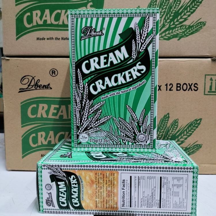 Bánh quy Dbent Crackers không cholesterol, phù hợp chế độ ăn kiêng