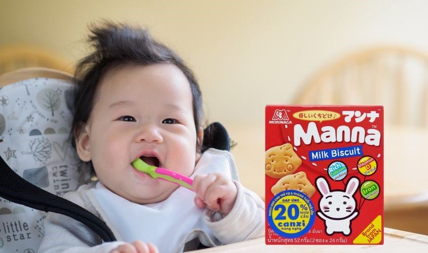 Bánh quy sữa cho bé 6 tháng, thơm ngon dinh dưỡng