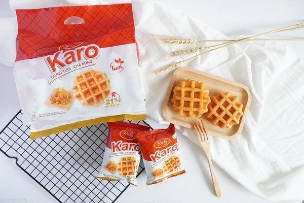 Bánh Richy Karo chà bông thơm ngon, phổ biến