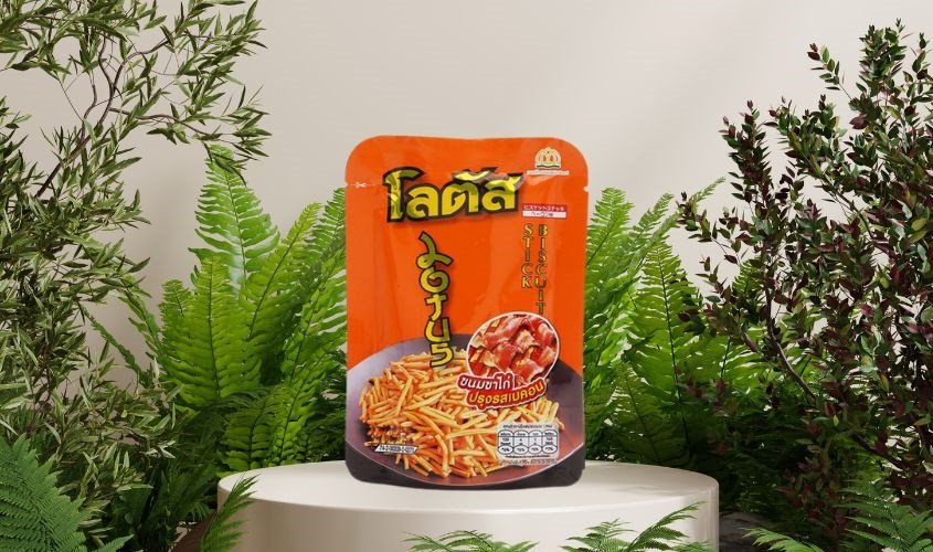 Bánh snack tăm nhiều gia vị