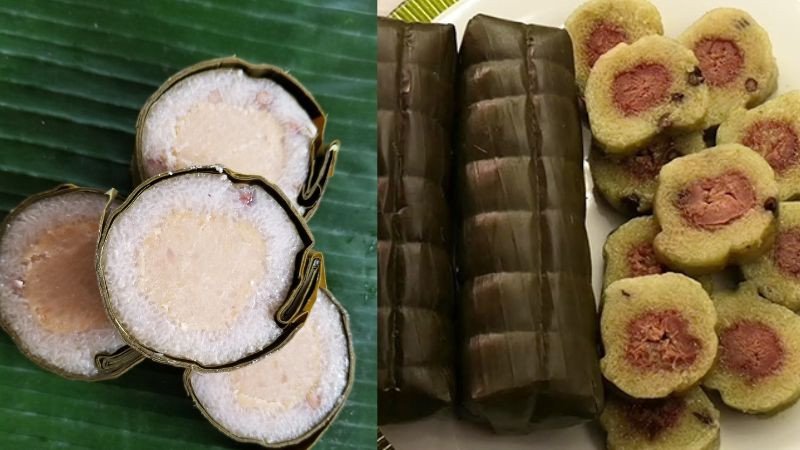 Bánh tét chay với nhân đậu xanh thanh đạm, là sự lựa chọn ít calo hơn cho những người ăn kiêng