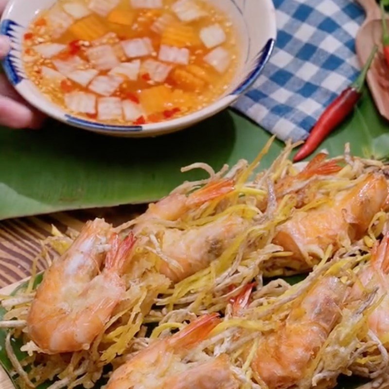 Bánh tôm khoai lang và khoai môn thơm ngon