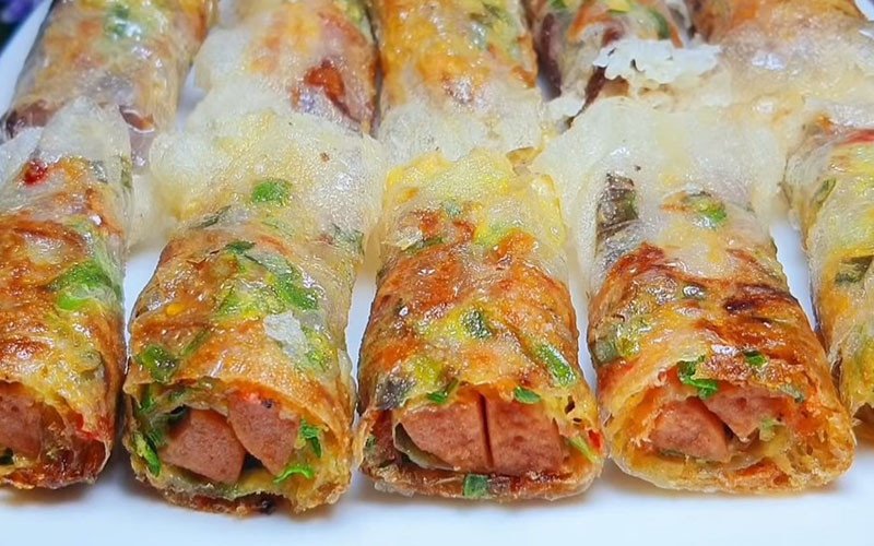 Bánh tráng cuốn sốt me bao nhiêu calo - Bánh tráng cuộn cơm nguội chiên