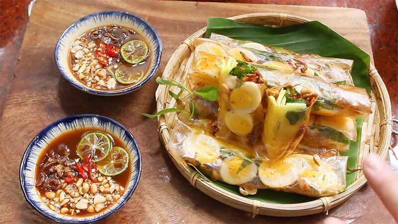 Bánh tráng cuốn sốt me bao nhiêu calo - Bánh tráng cuộn sốt me