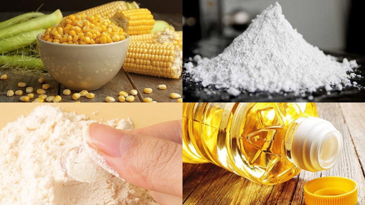 Bắp Mỹ tươi ngon, ớt và hành lá