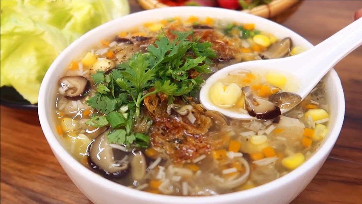 Bát canh chay thanh mát, bổ dưỡng cho bữa ăn