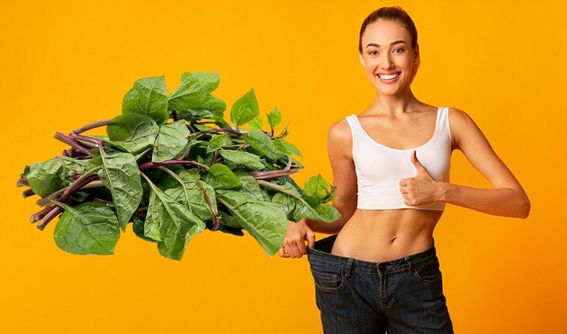 Bát canh rau mồng tơi thanh mát hỗ trợ giảm cân