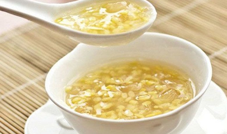 bát chè nha đam đậu xanh ngon miệng
